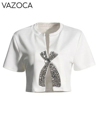 Diamond Bow Crop Top