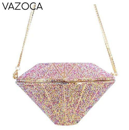 Diamond Clutch Crystal Mini Bag