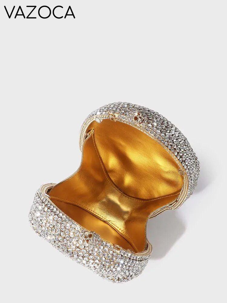 Diamond Skull Clutch Bag