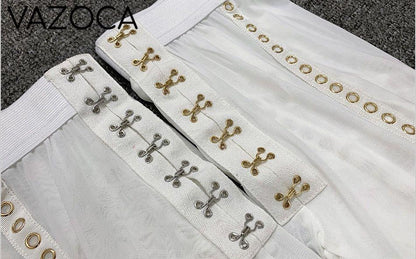 Diva Lace Up Mesh Pants
