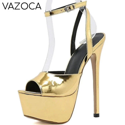 Dream Platform High Heels Golden