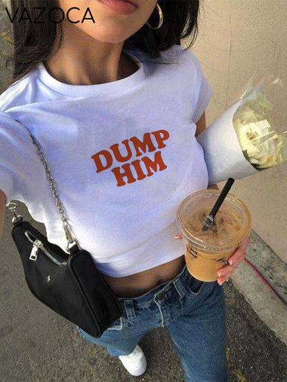 Dump Him Crop Top