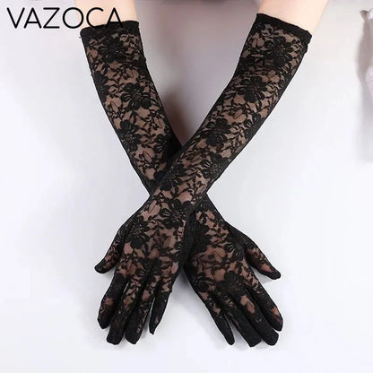 Elegant Lace Mesh Gloves