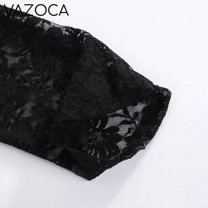 Elegant Lace Mesh Gloves