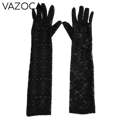 Elegant Lace Mesh Gloves