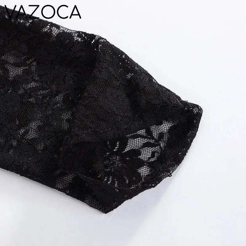 Elegant Lace Mesh Gloves