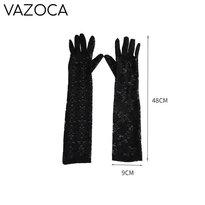 Elegant Lace Mesh Gloves