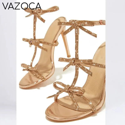 Elle Crystal High Heels