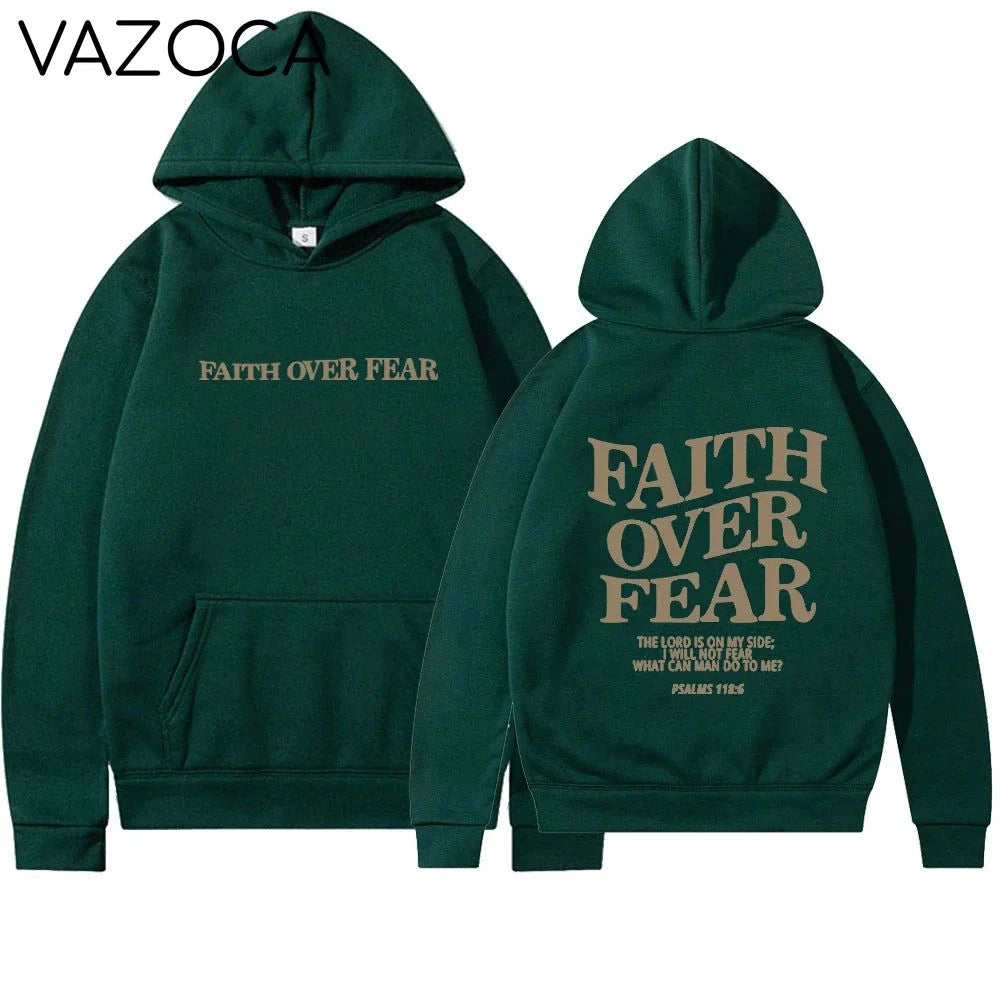 Faith Over Fear Hoodie Shirt (Unisex)
