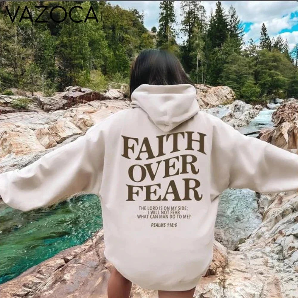 Faith Over Fear Hoodie Shirt (Unisex)