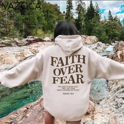 Faith Over Fear Hoodie Shirt (Unisex)