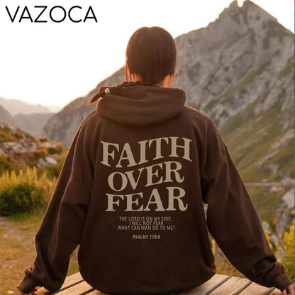 Faith Over Fear Hoodie Shirt (Unisex)