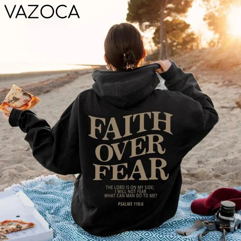 Faith Over Fear Hoodie Shirt (Unisex)