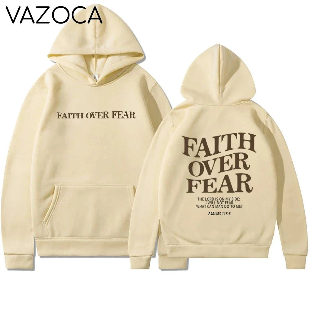 Faith Over Fear Hoodie Shirt (Unisex)