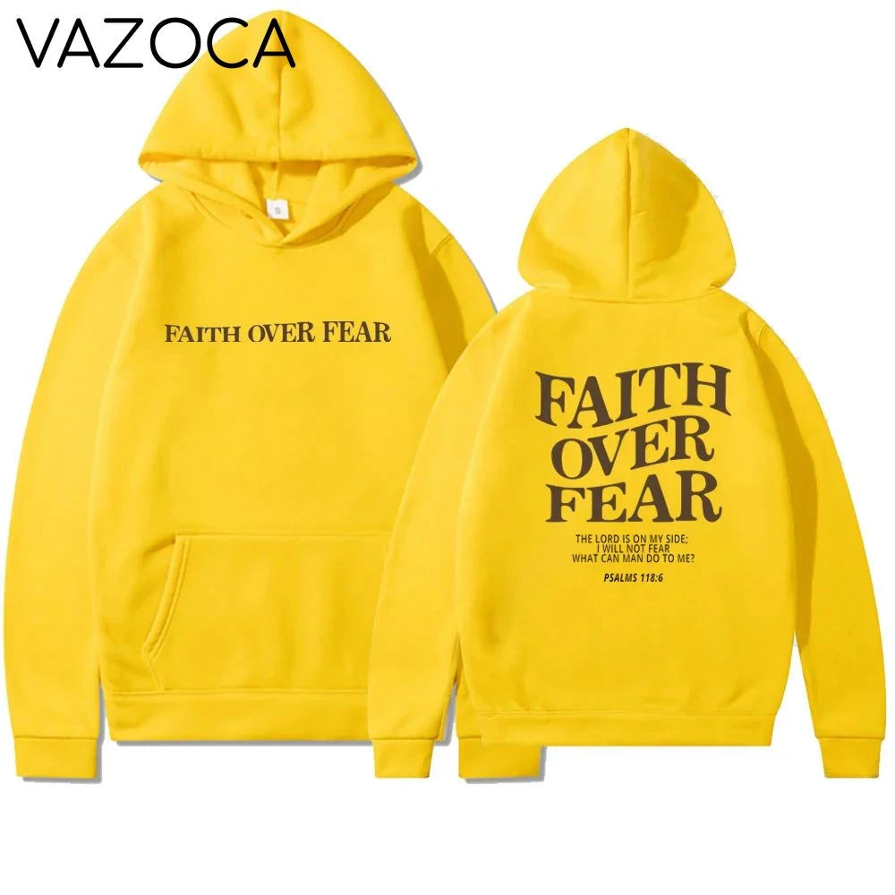 Faith Over Fear Hoodie Shirt (Unisex)