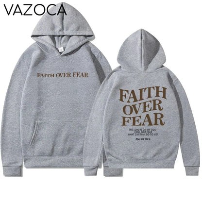 Faith Over Fear Hoodie Shirt (Unisex)