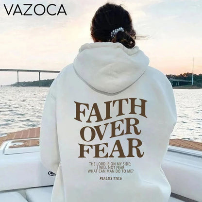 Faith Over Fear Hoodie Shirt (Unisex)