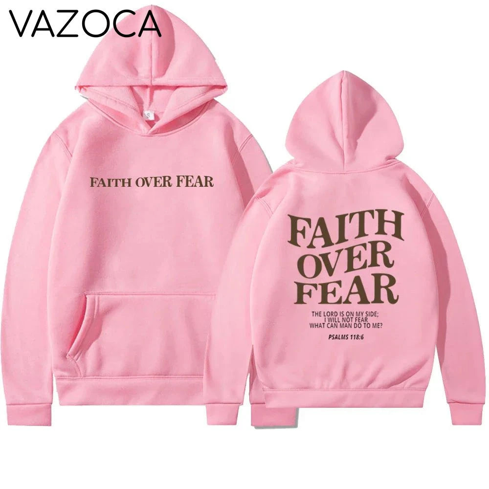 Faith Over Fear Hoodie Shirt (Unisex)