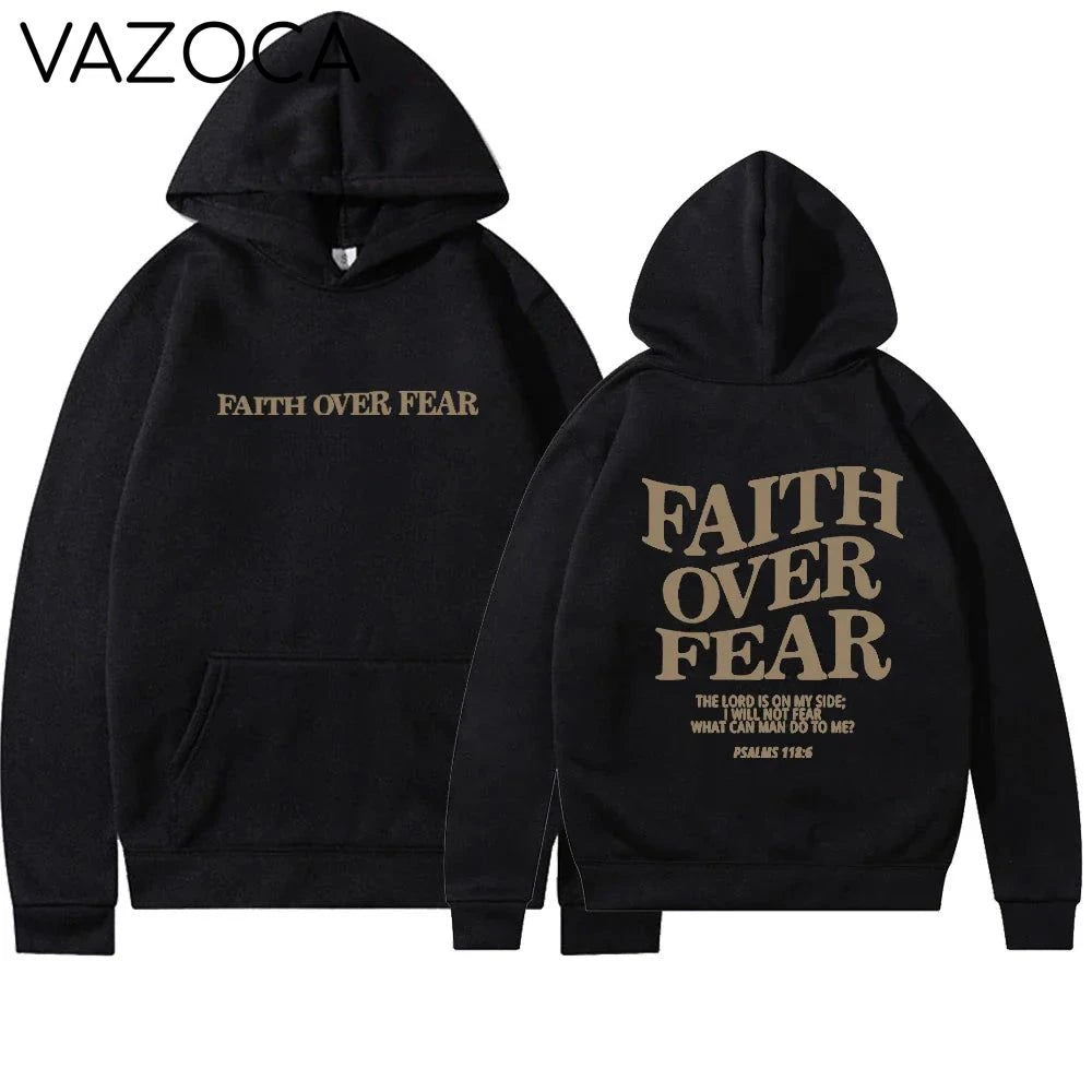 Faith Over Fear Hoodie Shirt (Unisex)