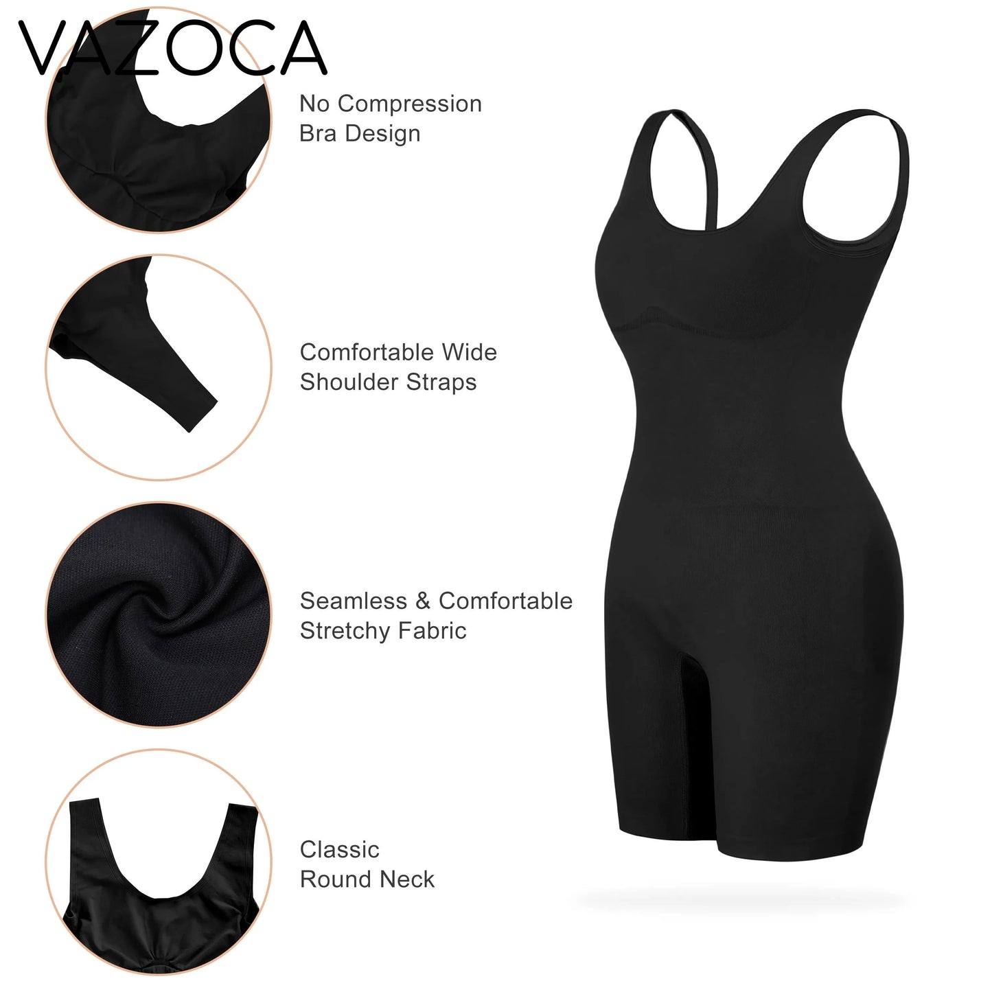 Fajas Seamless Body Shaper