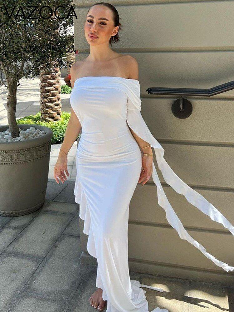 Fatima Ruffle Maxi Dress