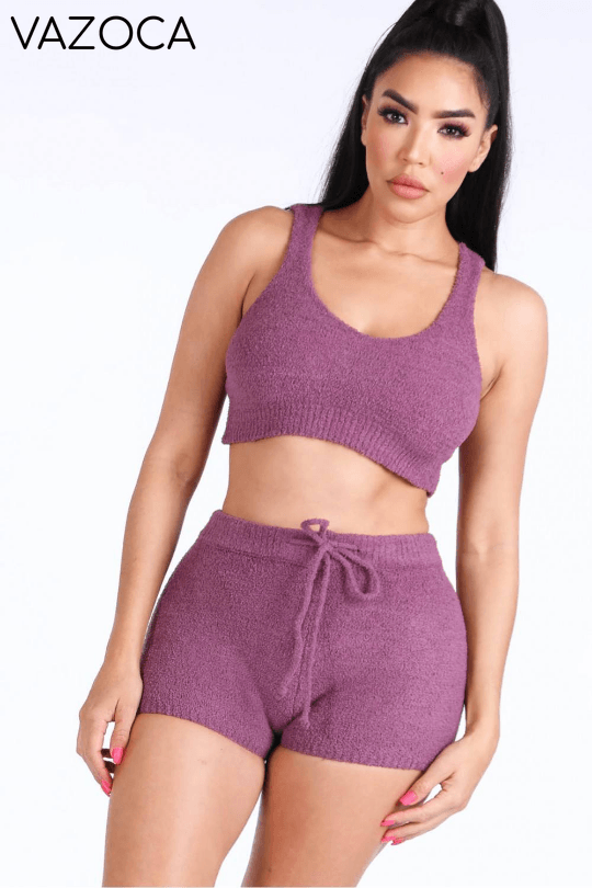 Feel the Vibe Knitted Set- Olive
