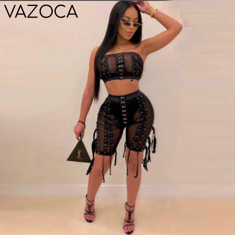Feeling My Mesh Short Set