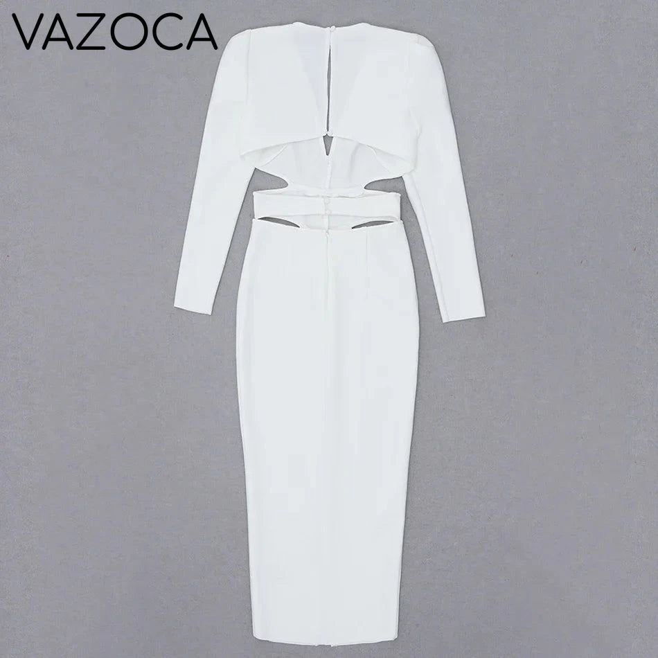 First Lady Bandage Midi Dress