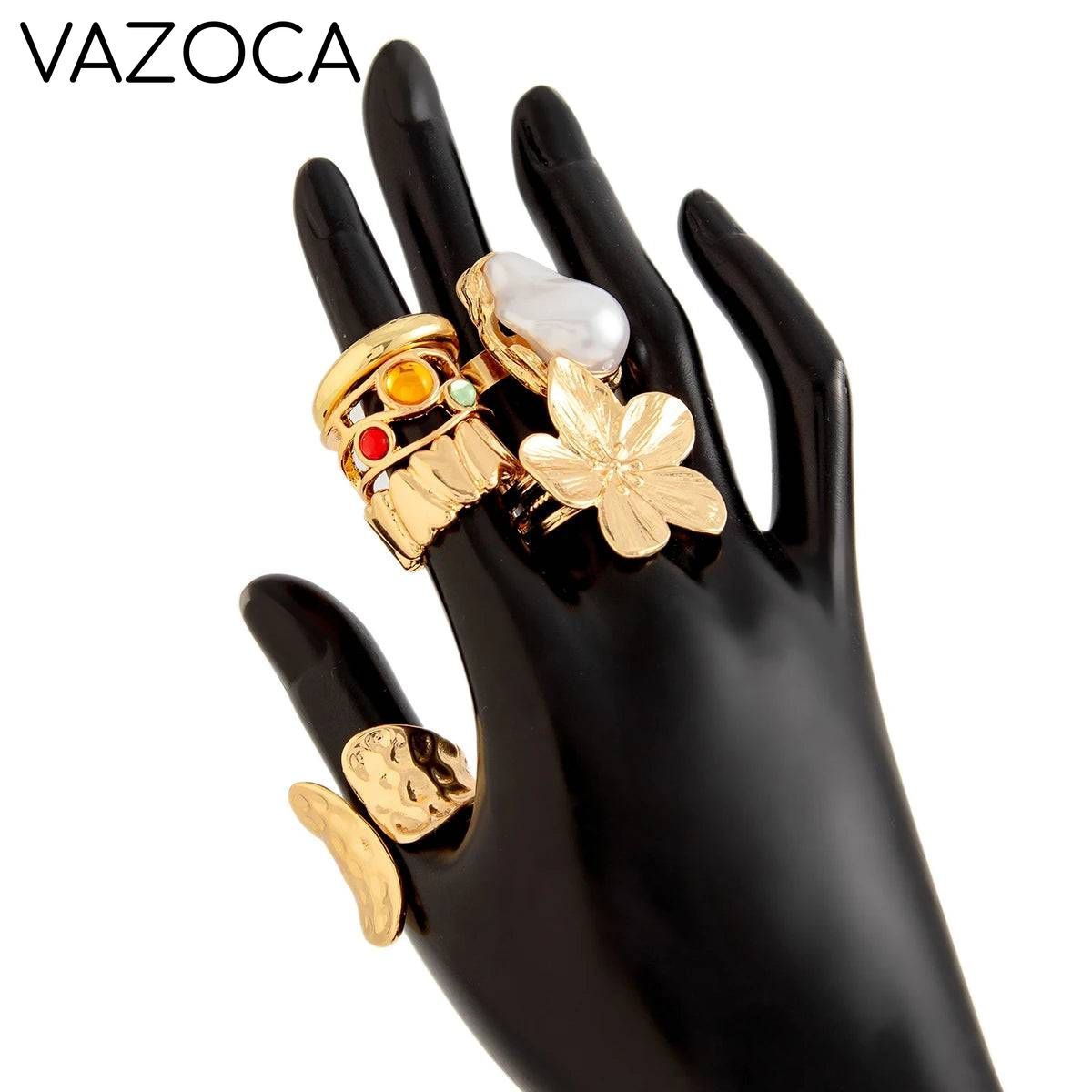 Flower Rings Set