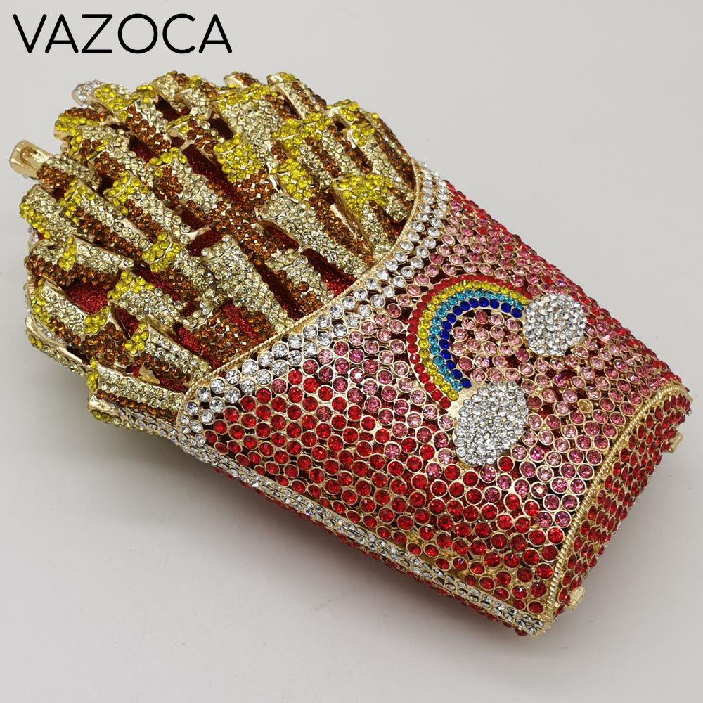 Fries Rainbow Clutch Bag