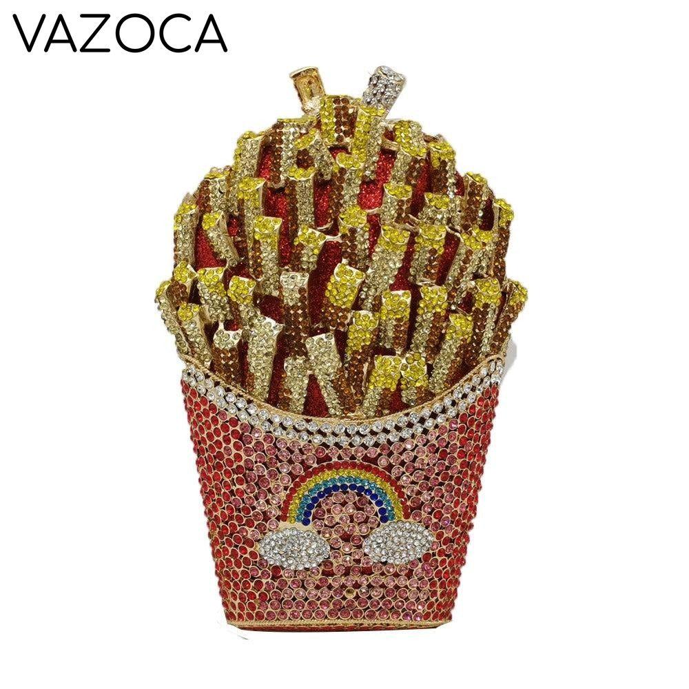 Fries Rainbow Clutch Bag