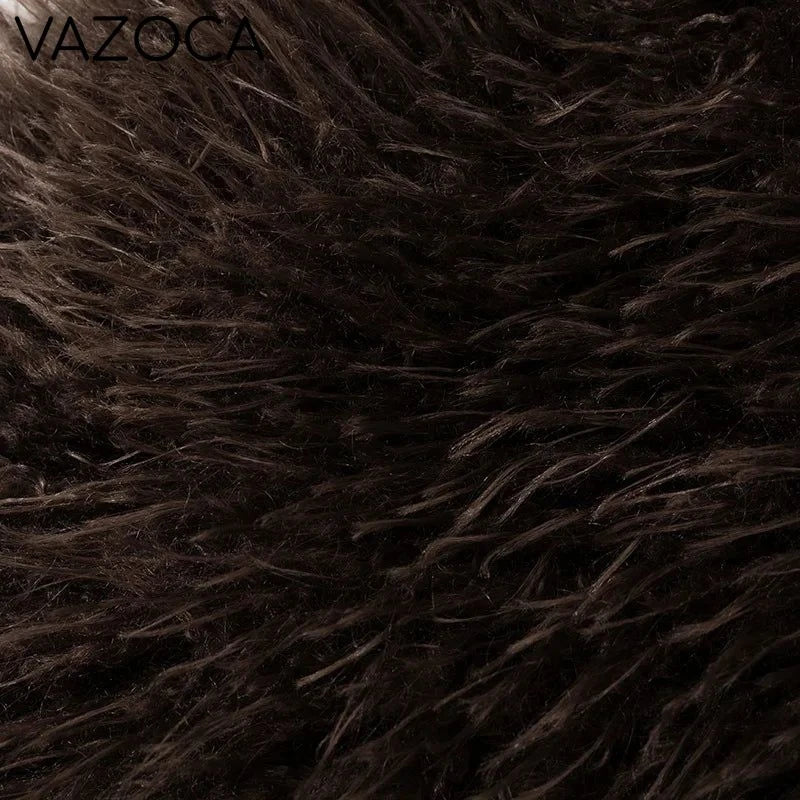 Fur Crop Vest Coat
