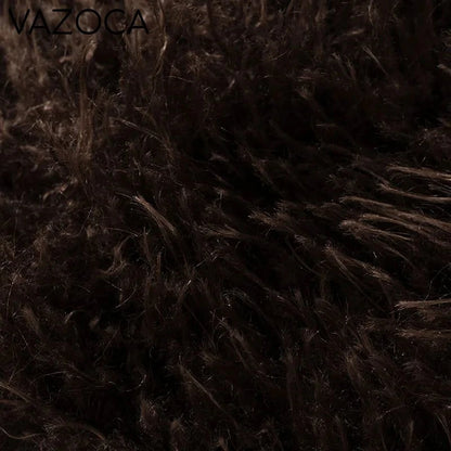 Fur Crop Vest Coat