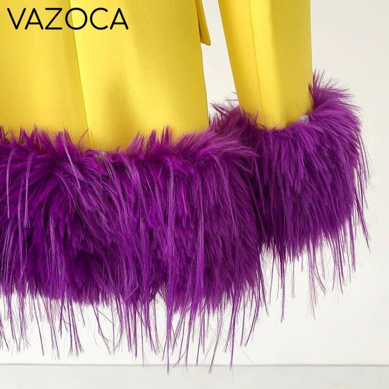 Fur Me Blazer Dress Set