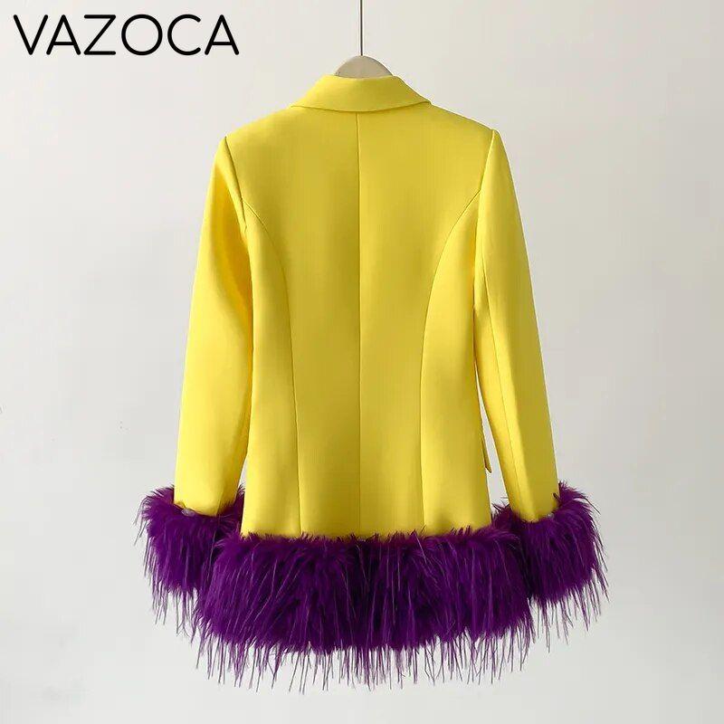 Fur Me Blazer Dress Set
