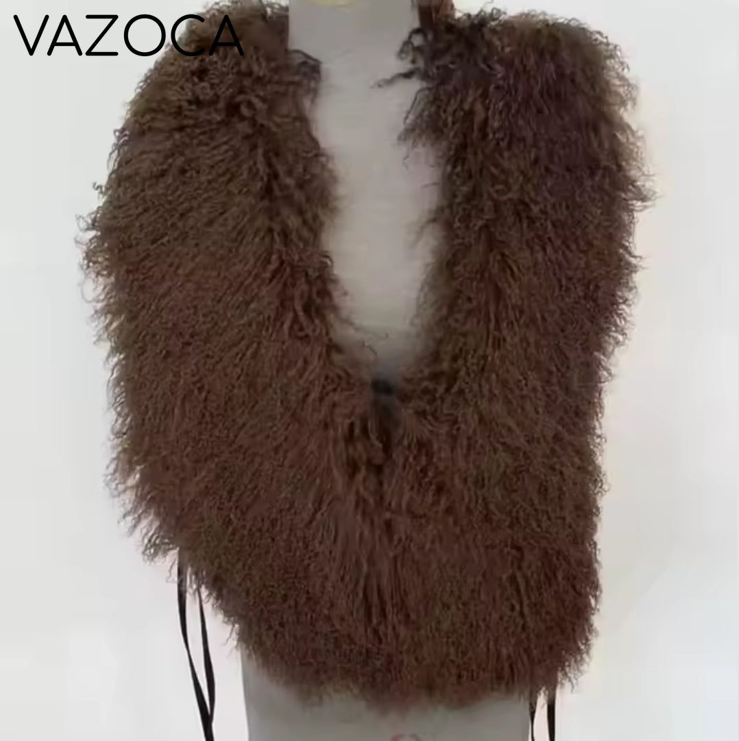 Fur Top Vest
