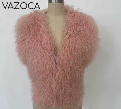 Fur Top Vest