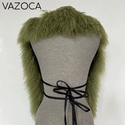 Fur Top Vest