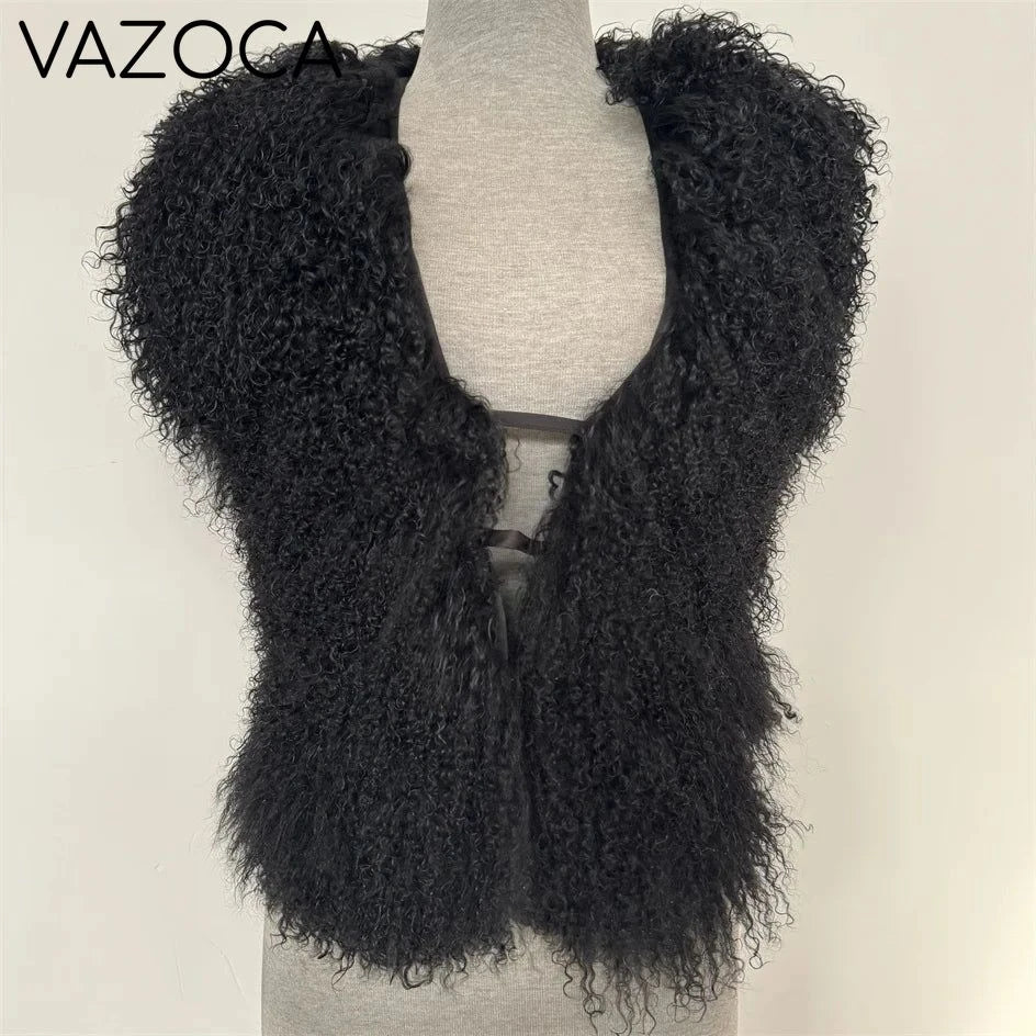 Fur Top Vest