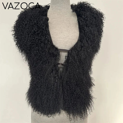 Fur Top Vest