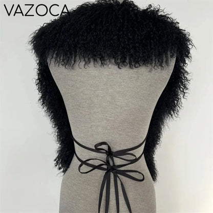 Fur Top Vest