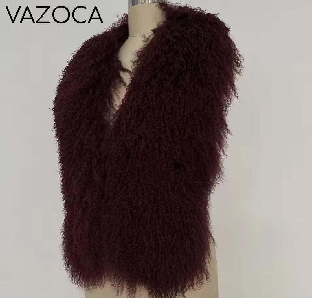 Fur Top Vest