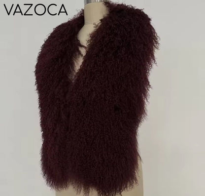 Fur Top Vest