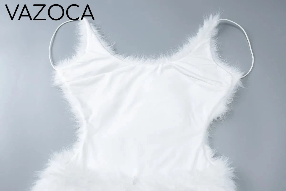 Furry Queen Mini Dress