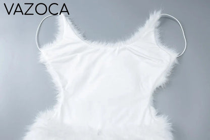 Furry Queen Mini Dress