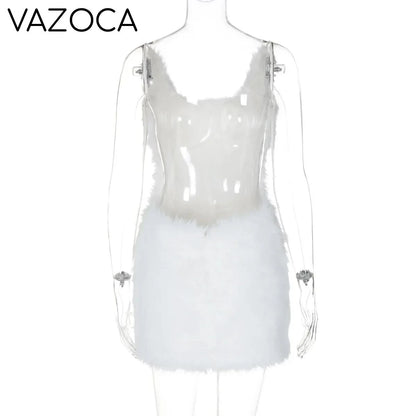 Furry Queen Mini Dress