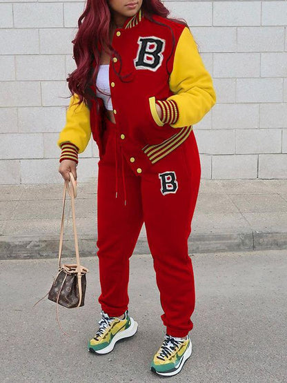 Morchique Bomber Jacket & Jogger Pants Set