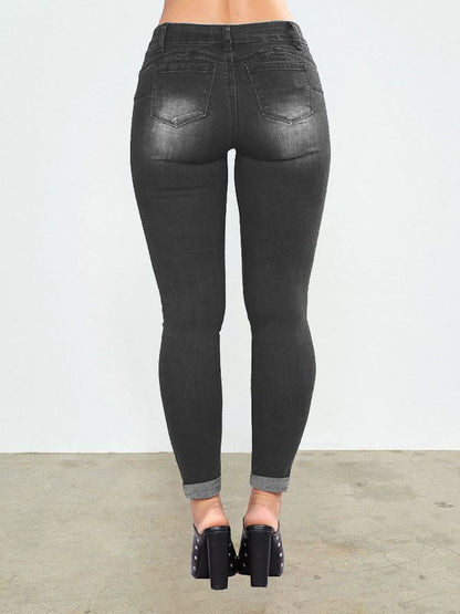 Distressed Skinny Jeans--Clearance