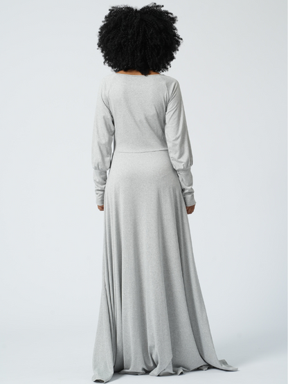 Bishop Sleeve Maxi Dress