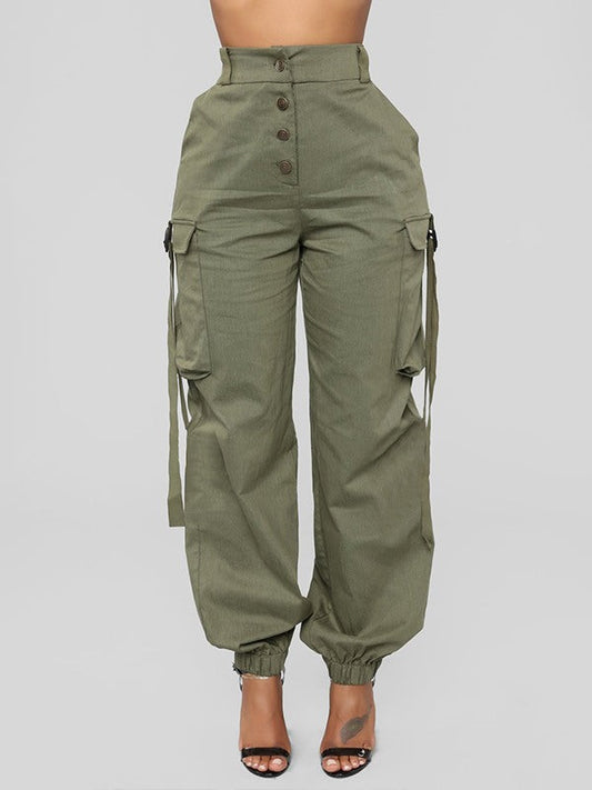 Indiebeautie Solid Cargo Pants